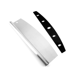 Cortador <span class=keywords><strong>pala</strong></span> rueda <span class=keywords><strong>redonda</strong></span> rodillo deslizante divisor hoja cuchillo herramienta paleta rebanadora de madera espátula conjunto aluminio Metal <span class=keywords><strong>Pizza</strong></span> Peel - Product Image 3