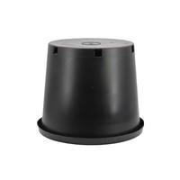 Grands pots de fleurs en polypropylène (PP) résistants aux intempéries, écologiques, incassables, pour jardin, utilisables en extérieur toute l'année, pour la maison