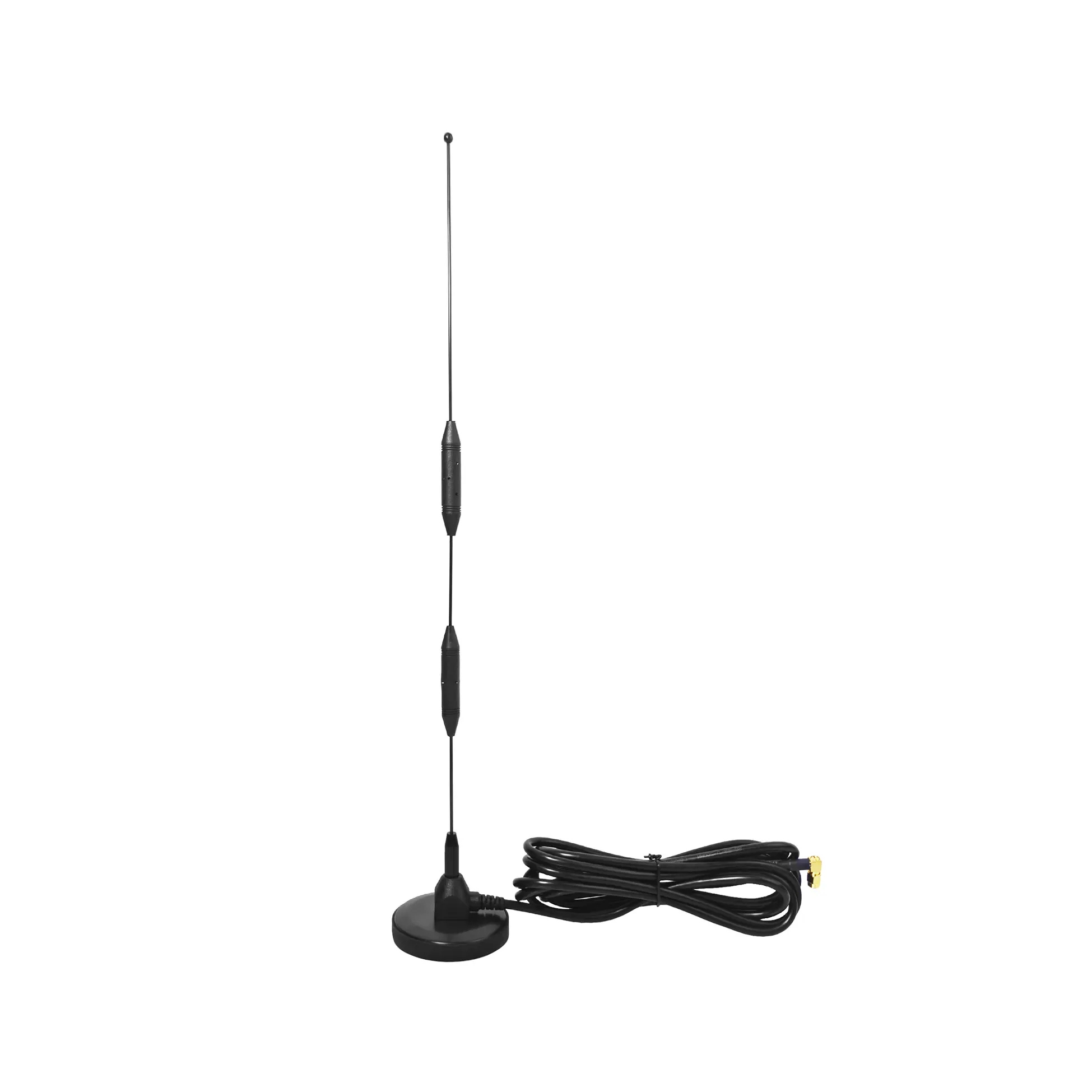 GSM magnetico succhiare Antenna SMA maschio rf connettore a crimpare ad angolo retto con RG58 prolunga assemblaggio cavo 3m tv antenna di comunicazione