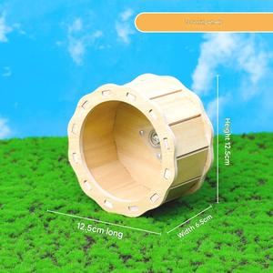 Cage pour <span class=keywords><strong>hamster</strong></span> en bois naturel, écologique, moderne et tendance, avec plusieurs styles pour hamsters nains et syriens - Product Image 2