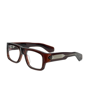 Donat Men's Square Acetate Eyeglasses <b>Frames</b> Full <b>Frame</b> Resin Lenses Polarized Blue Light Protection Fashion Trend - Product Image 5