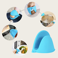 KZR – Nouveaux gants de cuisine et dessous de plat en silicone imprimé, modernes, pour la cuisine, le barbecue et les restaurants