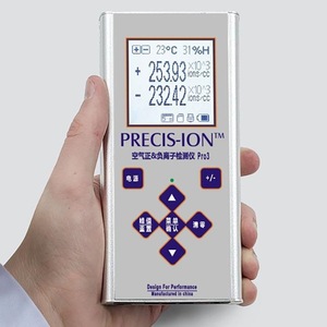 Détecteur d'ions d'air Precis-Ion Pro3 19,7x10,2x4,5 cm, moniteur d'ions positifs et négatifs en temps réel pour la qualité de l'air intérieur - Product Image 1