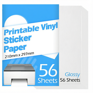 Etiquetas Adhesivas de Papel Acrílico Blanco de 85 mm, Personalizadas, para Paneles de Control con Interruptores de Membrana, Teclados y Superficies - Product Image 1