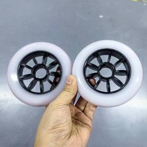 YSMLE profesional de alto nivel, alta calidad, SHR, doble dureza, doble capa, patín en línea, ruedas de <span class=keywords><strong>PU</strong></span> de 110MM - Product Image 1