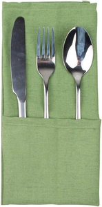 Serviettes <span class=keywords><strong>de</strong></span> <span class=keywords><strong>table</strong></span> carrées sur mesure vert sauge 100% coton faites à la main modernes teintes unies lavables en machine résistantes à la décoloration réutilisables pour usage domestique - Product Image 3