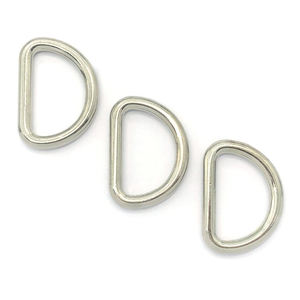 Venta al por mayor Aleación de zinc D Hebilla Super Rally Semicircular <span class=keywords><strong>METAL</strong></span> 25mm D Anillo - Product Image 1