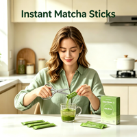 Poudre de Matcha Cérémonial Bio Marque Privée OEM/ODM Sacs de 500g Boîtes de 50g Certifié Bio UE Marque VaLeLeaf Personnalisé MOQ 1KG