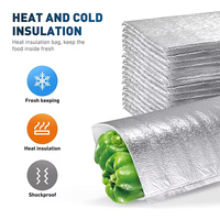 Sacs isothermes réutilisables en aluminium écologique Sparty, épaisseur personnalisée, 20L, pliables pour la livraison de nourriture, pizza, pain
