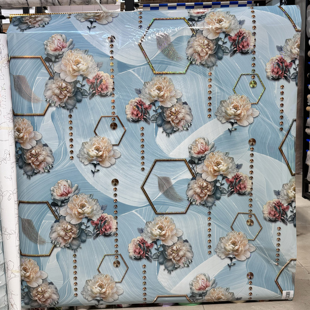 Peel and Stick Film for Home Decor 3d Floral Wallpaper