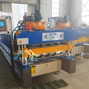 Máquina de doble capa trapezoidal 720 y 820 IBR completamente automática de suministro de fábrica para Zimbabue - Product Image 2