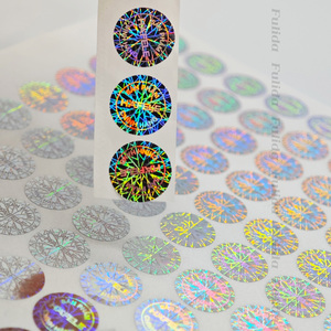 Tem bảo hành laptop tùy chỉnh chất liệu PET, in logo hologram giả lập, tem bảo mật phản quang vinyl - Product Image 2