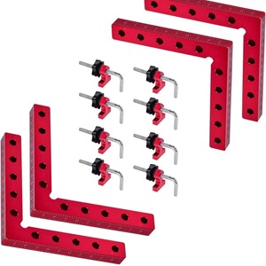 Équerres de positionnement à 90 degrés de 120 mm en alliage d'aluminium, serre-joints à angle droit, outil de <span class=keywords><strong>menuiserie</strong></span>, équerre en L - Product Image 1