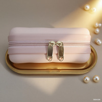 Sac à main compact imperméable à fermeture éclair, imprimé nuage, 8 pouces, haute qualité, idéal comme boîte cadeau cosmétique ou petit sac d'accompagnement – Vente directe usine