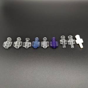 Venta al por mayor hembra Luer Lock juntas con anillo de alta presión PC manguera tubo conector para infusión de líquido de jeringa IV - Product Image 1