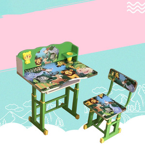 RHS-DC10 Set Tavolo e Sedie per <span class=keywords><strong>Bambini</strong></span> con Piano Doppio e Contenitore, Scrivania Attività in <span class=keywords><strong>Legno</strong></span> per <span class=keywords><strong>Bambini</strong></span>, Arredamento per Asilo - Product Image 4
