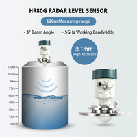 Capteur de niveau radar FMCW longue portée Holykell 120 mètres pour réservoir de carburant diesel
