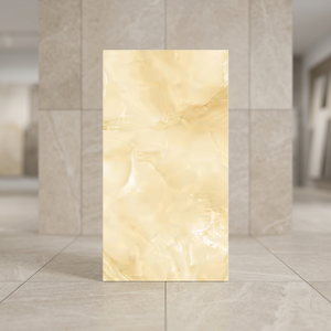 Carreaux de porcelaine émaillée polie Tayoc Ivory, aspect marbre moderne, 2x4 pieds, brillants, pour sol et mur - Product Image 3
