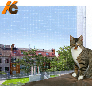 Yếu tố nylon màu đen hoặc đá mèo an toàn <span class=keywords><strong>Net</strong></span> bán buôn Pet Dog Cat chống mùa thu lưới cho ban công cửa sổ cầu thang - Product Image 2