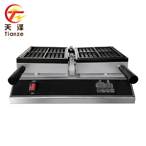 Gaufrier belge carré à 4 tranches de qualité commerciale mini gaufrier électrique antiadhésif pour usage domestique et hôtelier - Product Image 4
