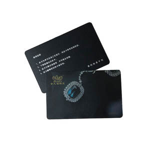 <span class=keywords><strong>Irdeto</strong></span> 2 스마트 카드 사용자 정의 높은 럭셔리 새겨진 VIP 카드 브러시 효과 - Product Image 6