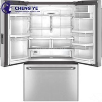Harga Mesin Sablon Layar Tebal Pendingin Mini Freezer Kulkas Lemari Es Pintu Kaca Tempered yang Kuat