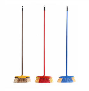 Artículo n. ° 0153, <span class=keywords><strong>escoba</strong></span> suave para limpieza del hogar para uso en interiores, <span class=keywords><strong>escoba</strong></span> para mascotas, <span class=keywords><strong>escoba</strong></span> de barrido de plástico de hilo italiano, cepillo de limpieza de suelos - Product Image 5