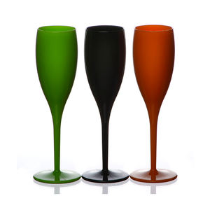 Flûtes de verre coupe <span class=keywords><strong>champagne</strong></span> rose de mariage en <span class=keywords><strong>plastique</strong></span> acrylique réutilisable bon marché <span class=keywords><strong>à</strong></span> vendre - Product Image 4