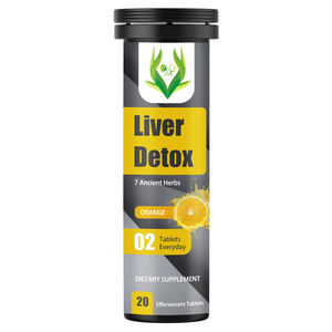 Tabletas Efervescentes para la Desintoxicación del Hígado de Marca Privada, 7 Hierbas Antiguas con Extracto de Semilla de Cardo Mariano, Estimulan el Metabolismo - Product Image 1