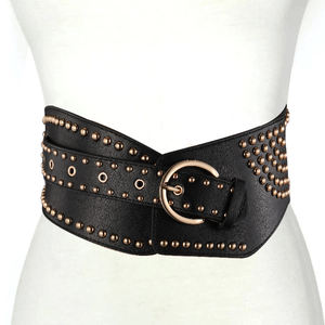 Moda Vintage largo elástico elástico elástico cinto de cintura personalizado feminino - Product Image 6