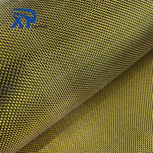 Tessuto in Fibra di Carbonio con Riflessi Glitterati, Fibra di Carbonio Dorata+Dorata per Rinforzo Ingegneristico - Product Image 6