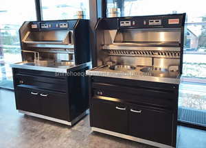 Shineho Smart Combiné <span class=keywords><strong>Friteuse</strong></span> électrique à 2 cuves avec pompe à huile automatique et fonction de vidage des copeaux - Product Image 4