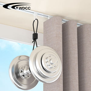 Accessoires pour rails de rideaux ondulés : Bande pliante, rail de glisse en aluminium et rails ondulés manuels pour tringles à rideaux - Product Image 6