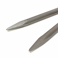 Burin à pierre creux large et plat SDS Max pour marteau perforateur électrique, idéal pour le béton, la pierre et la maçonnerie, qualité DIY, acier 40Cr, 50-52HRC