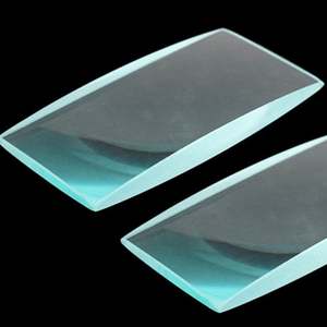 Super grand diamètre d'objectif 200mm 400mm 500mm verre optique sphérique Double lentille rectangulaire convexe pour le grossissement - Product Image 1