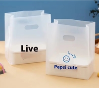 QuickPack Pro Épaissie Étanche Robuste En Plastique À Emporter Sac pour Sushi Nouilles Conteneurs De Livraison De Nourriture Snack Emballage