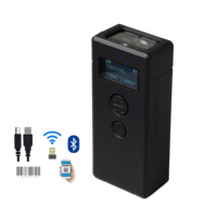 Lecteur de codes QR portable BX20, scanner de codes-barres 1D 2D avec écran, interface USB, en stock