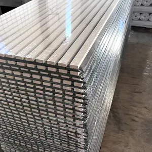 แผงอะคูสติกไม้ Slat Akupanel แผงผนังอะคูสติกอะคูปาเนลกันเสียงสําหรับตกแต่งภายใน