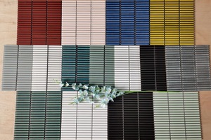 กระเบื้องโมเสคเซรามิกติดผนังลายคิทแคทสีน้ำเงินโบราณสำหรับผนังครัว - Product Image 6