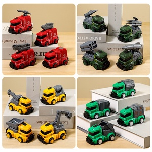 Voiture miniature à inertie pour enfants, véhicule d'ingénierie, jouet transfrontalier, échelle 1:5, en plastique, unisexe, 0-<span class=keywords><strong>24</strong></span> <span class=keywords><strong>mois</strong></span>, cadeau, vente en gros pour marché de rue - Product Image 4