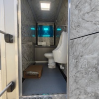 Nouvelle Toilette Mobile Préfabriquée Newwin pour Parc Public, Zoo, Camion Remorque, WC Mobile avec Douche à Vendre
