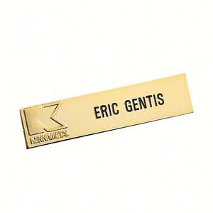 ป้ายชื่อโลหะตัดด้วยเลเซอร์แบบกำหนดเอง ป้ายชื่อโลหะสแตนเลส - Product Image 3