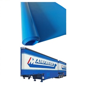 Bâche enduite de pvc de qualité alimentaire 900GSM robuste <span class=keywords><strong>pour</strong></span> couverture de camion coulissante de remorque - Product Image 5