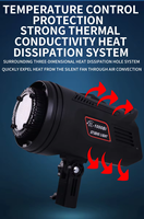 100W professionnel continu LED photographie lumière Audio vidéo Studio équipement d'éclairage pour Softbox éclairage photographique