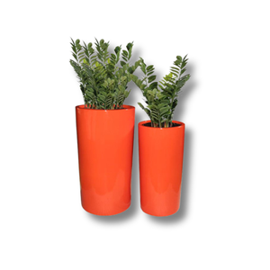 Vente en gros de 3 pièces, ensemble de pots de jardin élégants et minimalistes en fibre de verre pour l'extérieur, jardinières écologiques fabriquées au Vietnam, poterie Chau Viet - Product Image 4