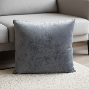 Cojín y Almohada Antelina Ice Point Velvet Grey 60*60 - Product Image 1