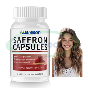 Cápsulas de Extracto de Azafrán de Marca Propia Ausreson, Suplementos para el Cuidado de la Salud, Cápsulas de Azafrán Puro Orgánico - Product Image 1