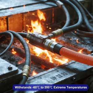 Guaina Isolante in Fibra di Vetro Resistente al Calore <span class=keywords><strong>per</strong></span> Cavi, Protezione Antincendio in Silicone ad Alta Temperatura - Product Image 4