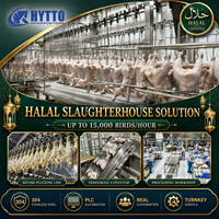 Équipement d'abattage halal CE, ligne d'abattage de volailles, ligne d'abattage de poulets, projet clé en main, ligne de traitement 3000-15000BPH