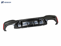 Diffuseur de pare-chocs arrière en fibre de carbone style HX pour BMW Série 5 G30 540i M550i F90 M5 2017-2023 Kit carrosserie